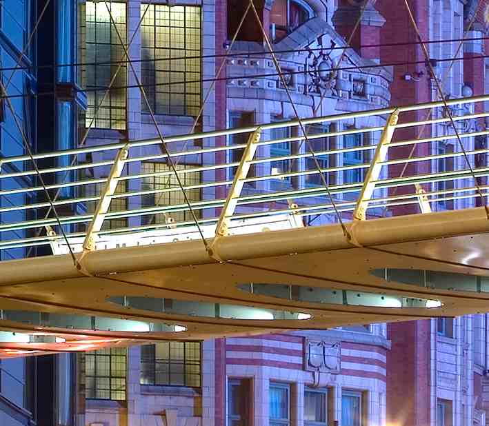Footbridges with Lighting